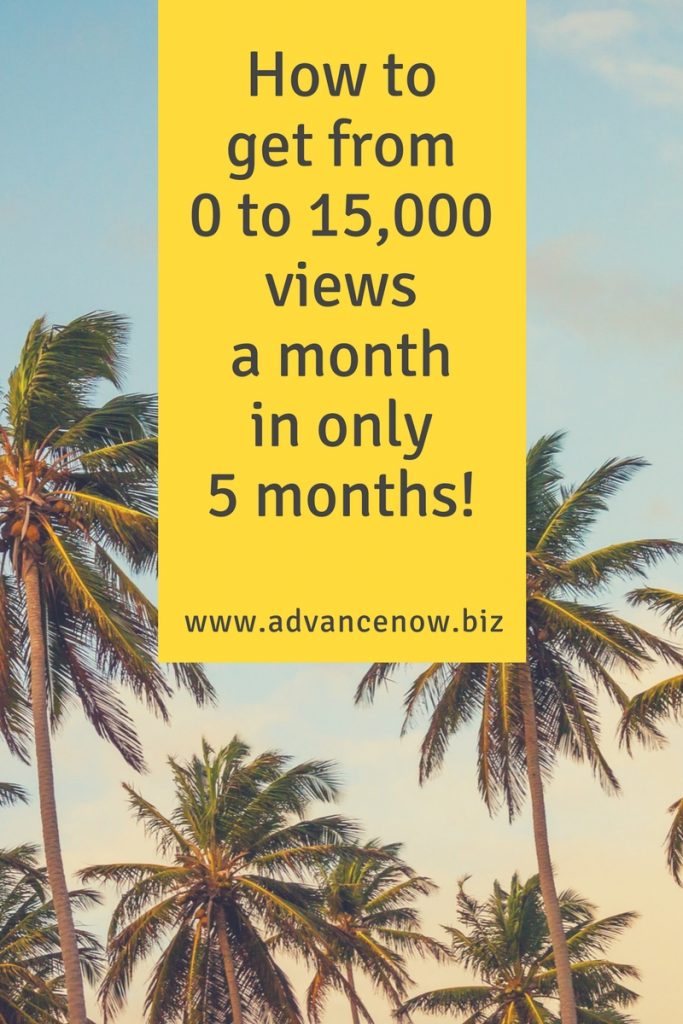 How to get from 0 to 15,000 views a month in 5 months #travel #blogging #casestudy #blog #socialmedia #marketing