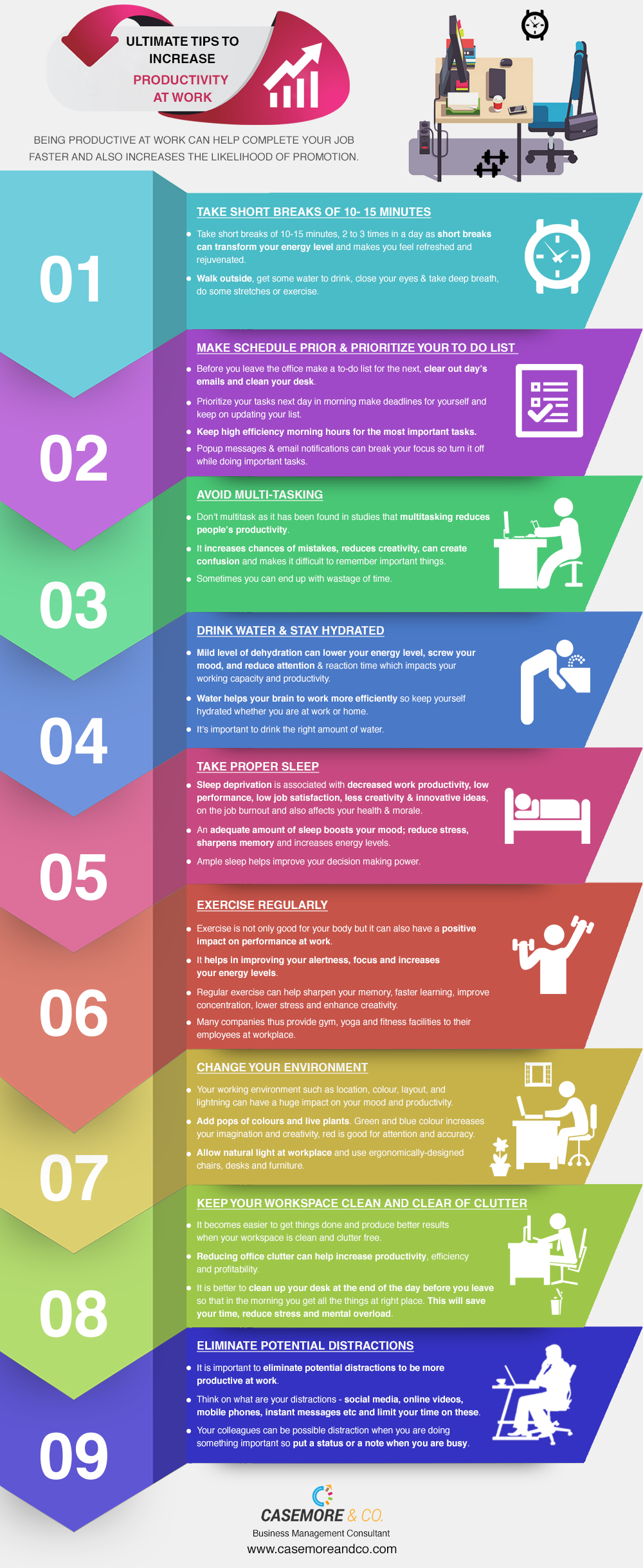 Best Tips To Increase Productivity At Work-An-Infographic
